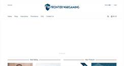 Desktop Screenshot of frontierwargaming.com